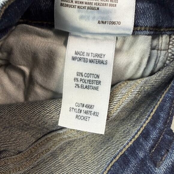 CITIZENS OF HUMANITY Rocket Crop Mid Rise Skinny Jean Sz 31 - Picture 7 of 10